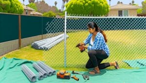 advanced techniques for installing a chain link fence