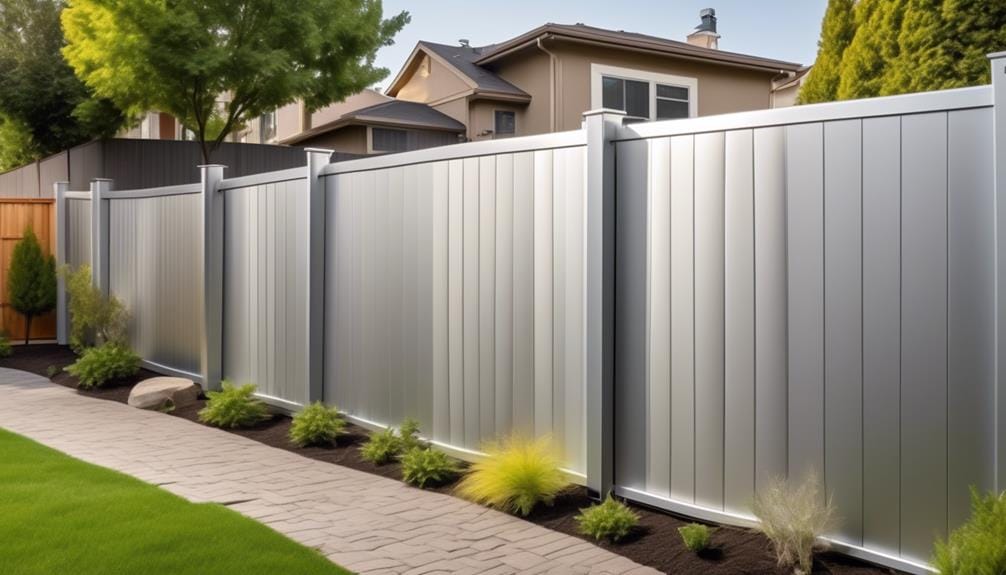 affordable aluminum privacy fence