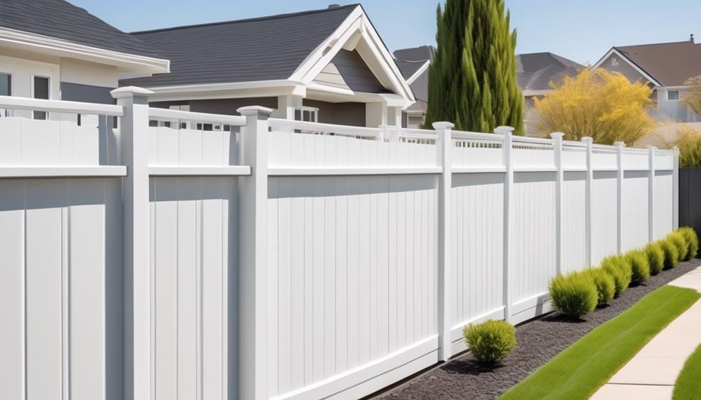 affordable and durable vinyl fencing
