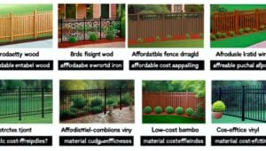 affordable designs for ornamental fences