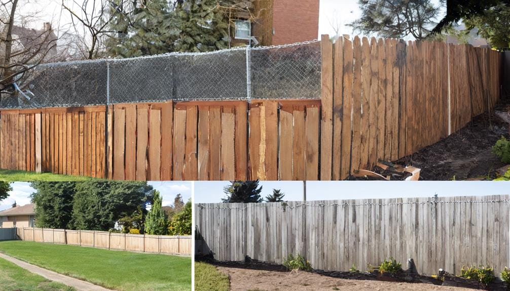 affordable fence repair examples