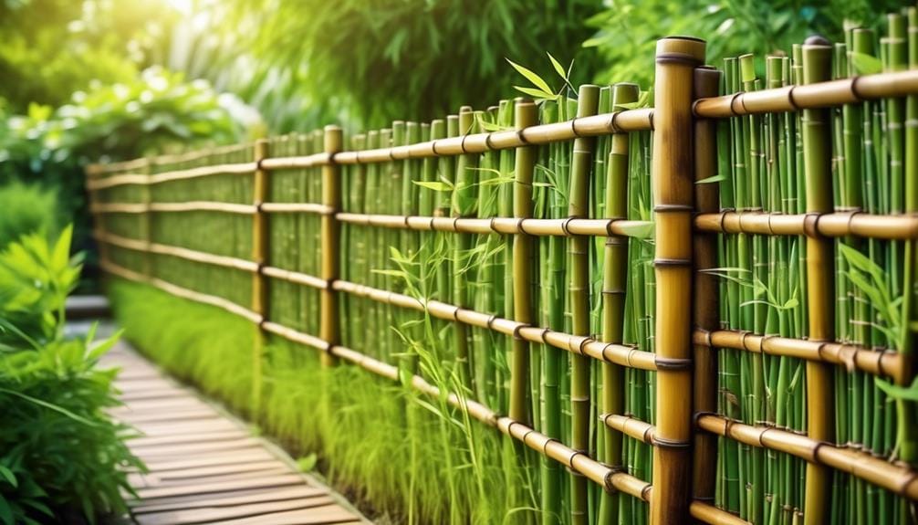 bamboo fencing a green choice