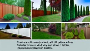 choosing sustainable noise reducing privacy fences