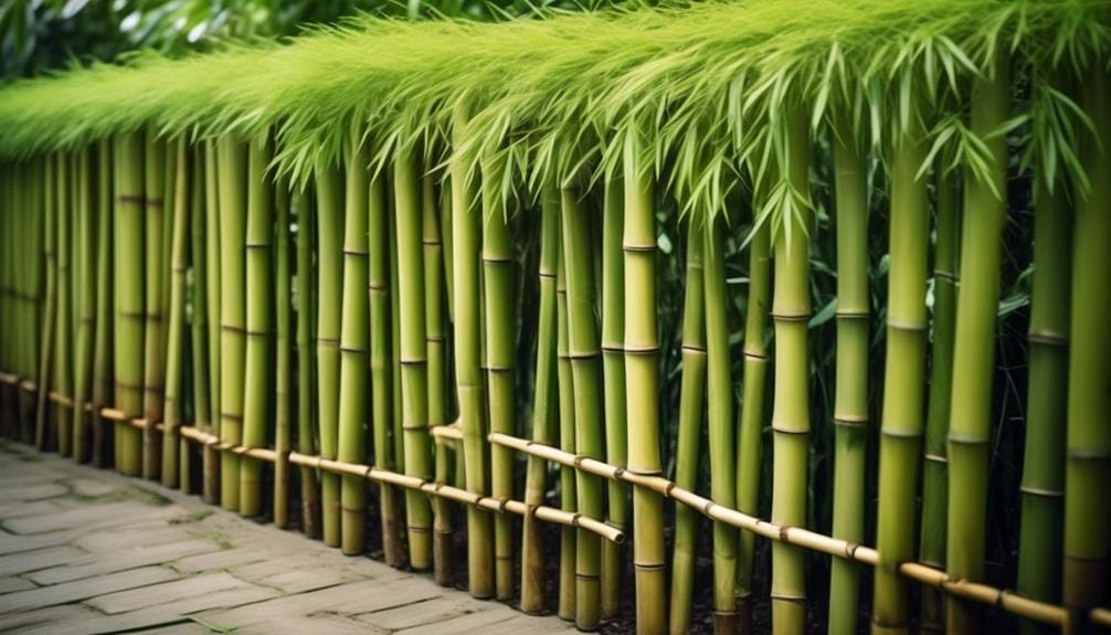 eco friendly bamboo fence option
