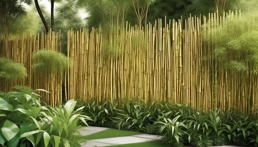 eco friendly bamboo fence solution