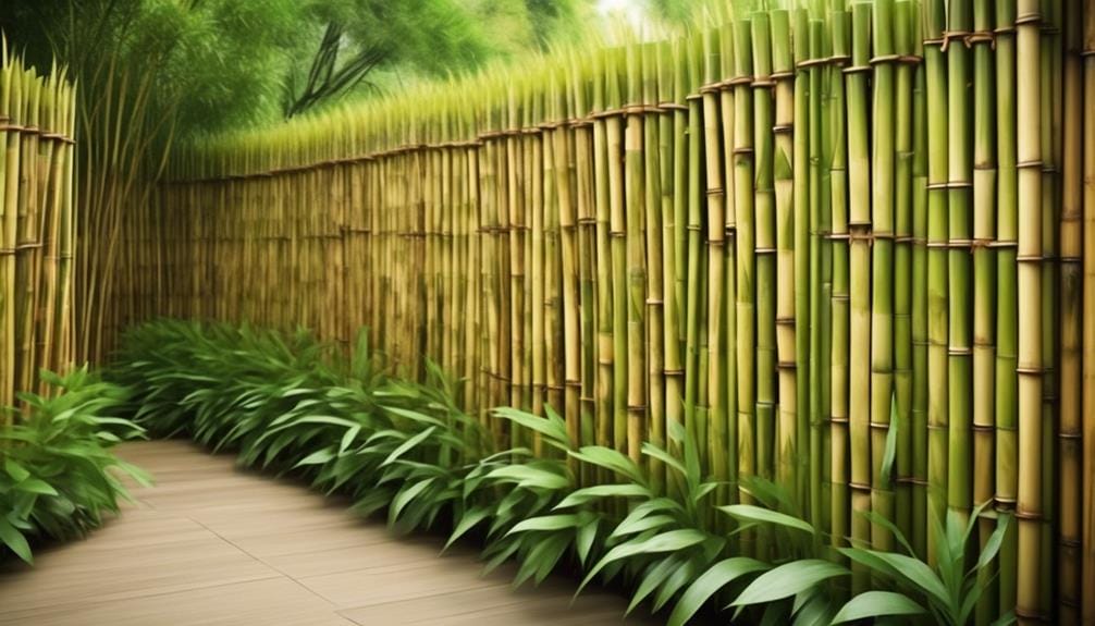 eco friendly bamboo fence solution