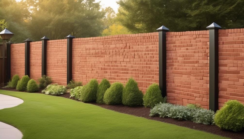 economic soundproof brick fence