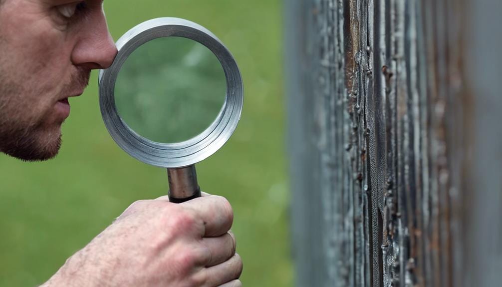 evaluating the condition of your metal fence
