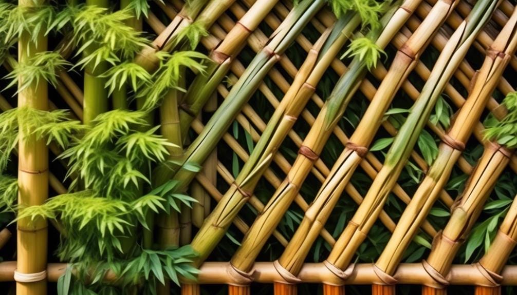 exploring options for bamboo fences