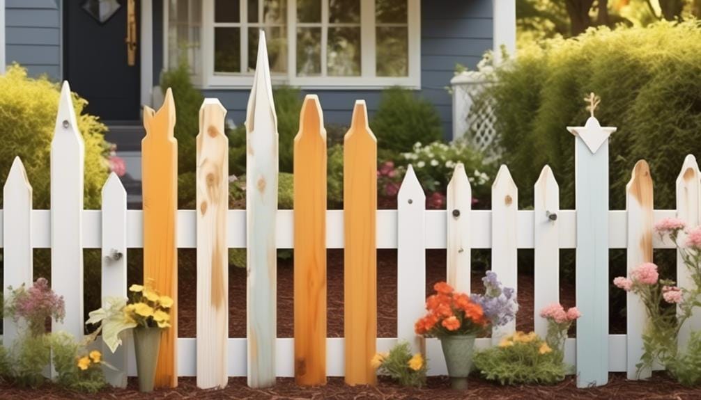 exploring various garden fence styles