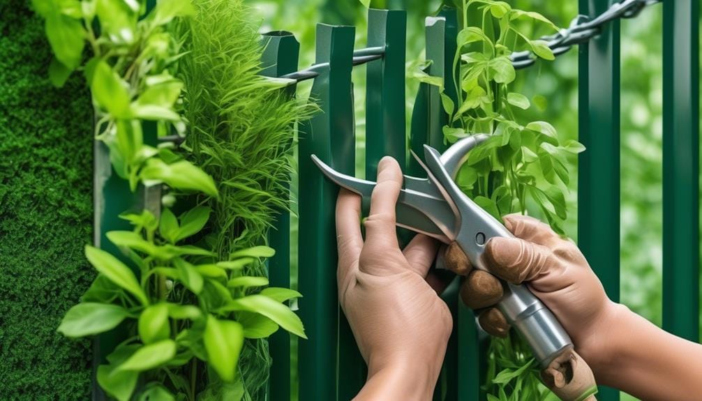 installation and maintenance of green fences