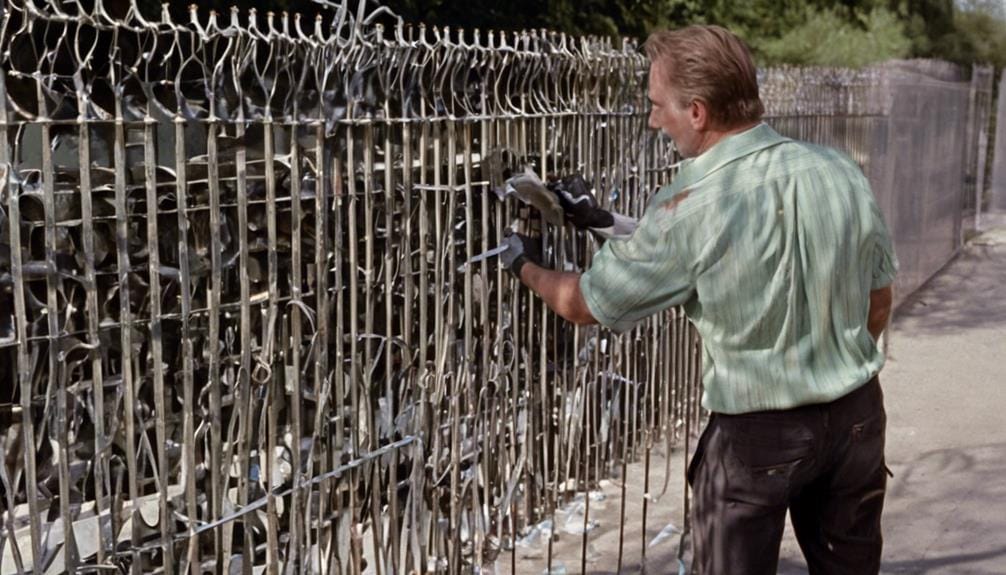 maintenance costs of a metal fence