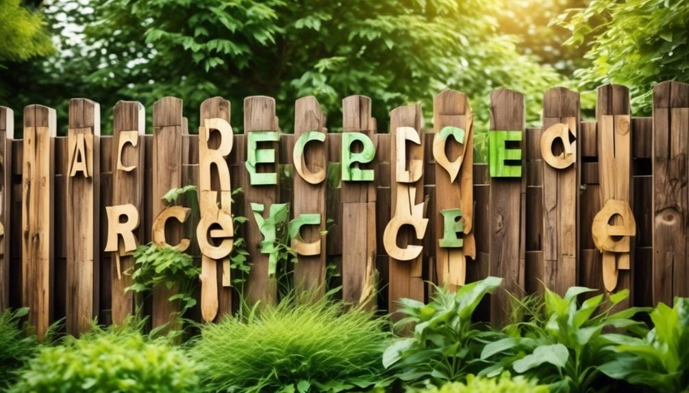 options for recycled wooden fencing