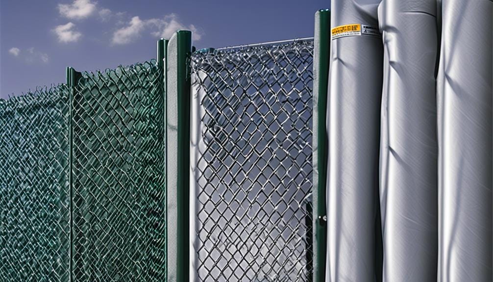 secure chain link fence