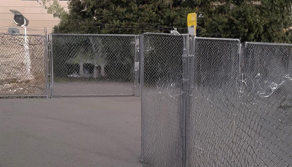 secure chain link fencing