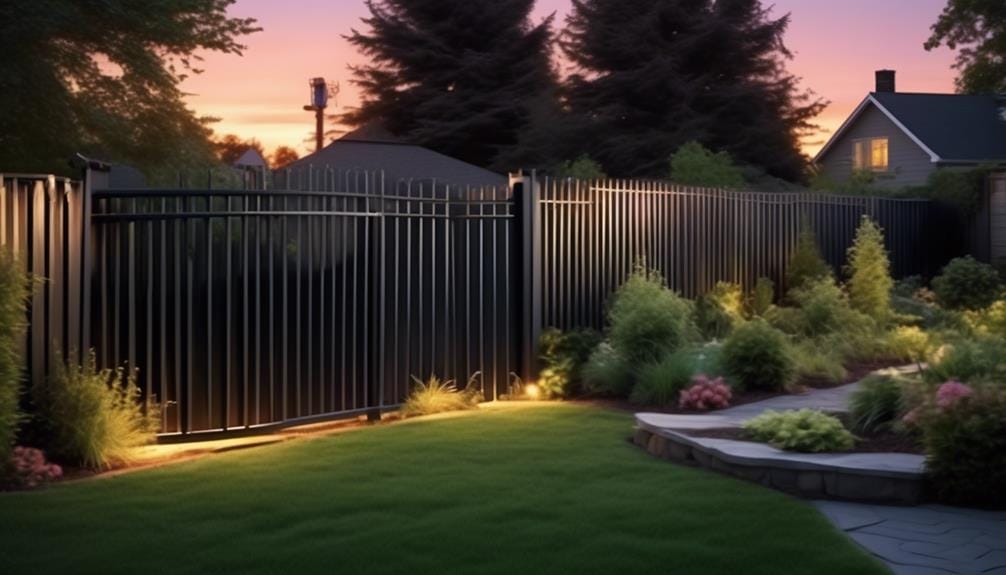 security features of metal fences