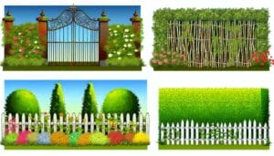 top 8 unique garden fence designs